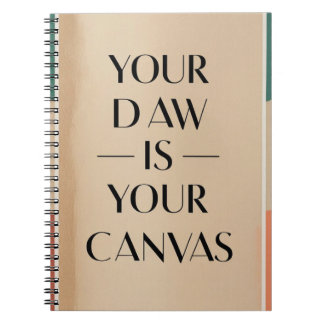 Caderno Espiral Sua DAW É Sua Tela opção 2