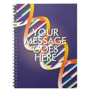 Caderno Espiral SUA MENSAGEM DNA Science