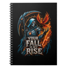 Caderno Espiral Sua Queda É Minha Ascensão Motivação de Negociação