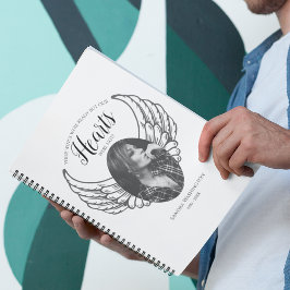 Caderno Espiral Suas Asas Estavam Prontas  | Memorial de Fotos par