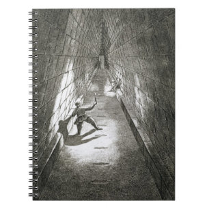 Caderno Espiral Subida interior de uma pirâmide, c.1780 (gravura)