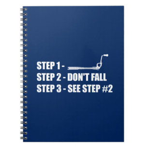 Caderno Espiral Subindo Gelo - Não Cair