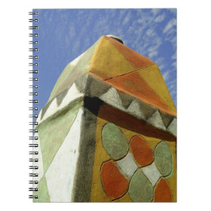 Caderno Espiral Sudão, Norte (Núbia), Telhado decorado