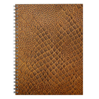 Caderno Espiral suede com belos padrões de padrão,cobra, textura,