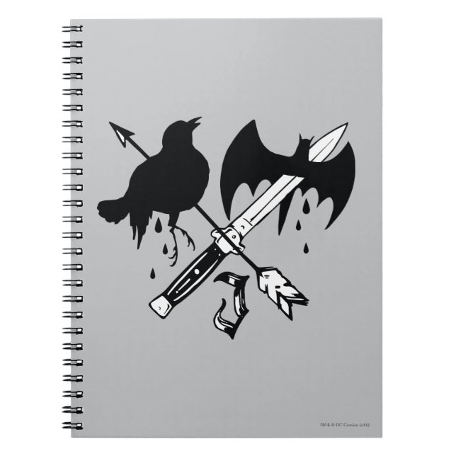 Caderno Espiral Suicide Squad | Joker Symbol (Frente)