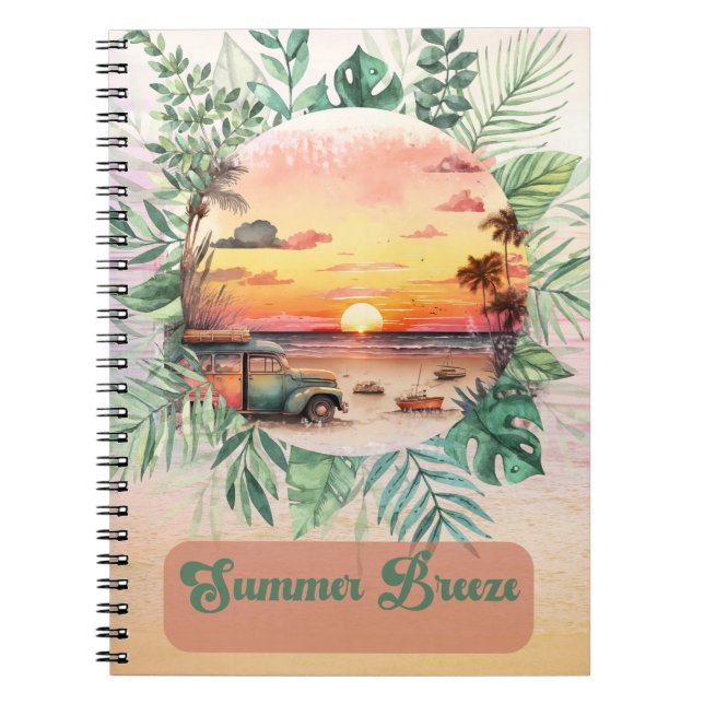 Caderno Espiral Summer Breeze 3 (Frente)
