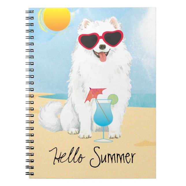 Caderno Espiral Summer Eskie (Frente)