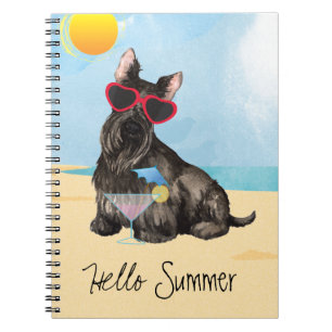 Caderno Espiral Summer Scottish Terrier