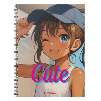 Caderno Espiral Summer Smile Girl