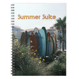 Caderno Espiral Summer Suite Surfboards & Palmeiras