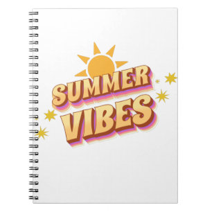Caderno Espiral Summer Vibes Retro
