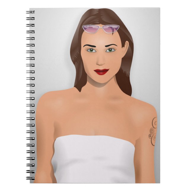 CADERNO ESPIRAL SUMMMER GIRL (Frente)