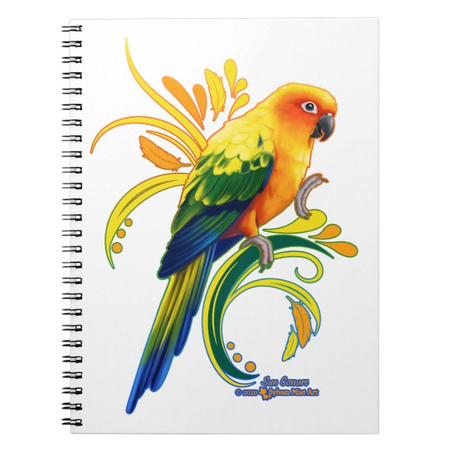 Caderno Espiral Sun Conure (Frente)