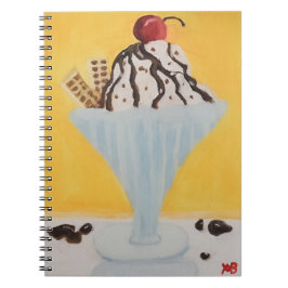 Caderno Espiral Sundae de Sorvete