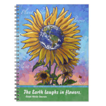 Sunflower Earth Art