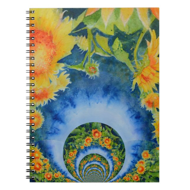 Caderno Espiral Sunflower Fields Forever (Frente)