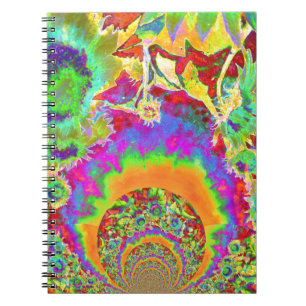 Caderno Espiral Sunflower Fields Forever - laranja
