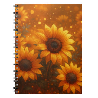 Caderno Espiral Sunflower Journal