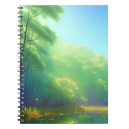 Caderno Espiral Sunlit Oasis