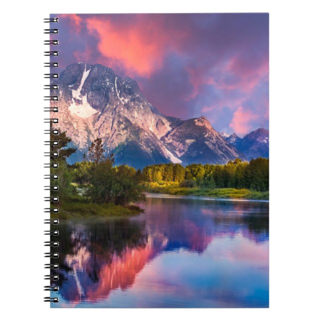 Caderno Espiral Sunrise em Oxbow Bend (Frente)