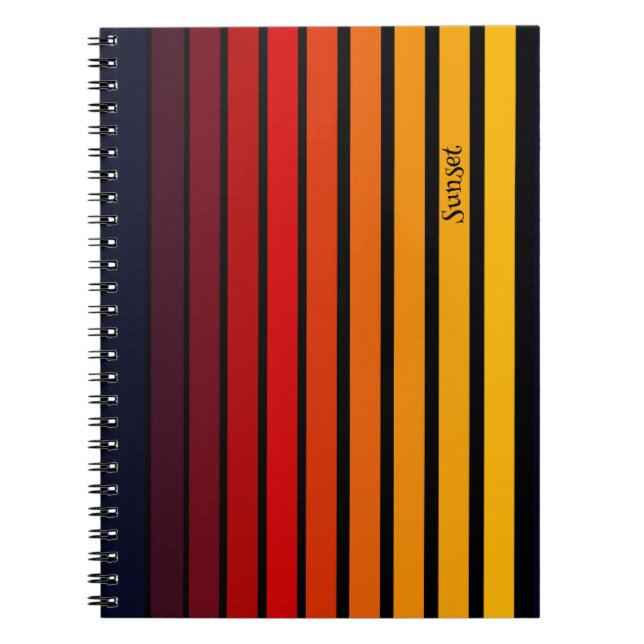 Caderno Espiral Sunset (Frente)