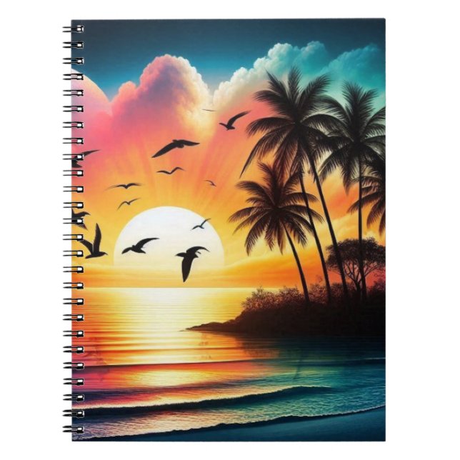 Caderno Espiral Sunset (Frente)