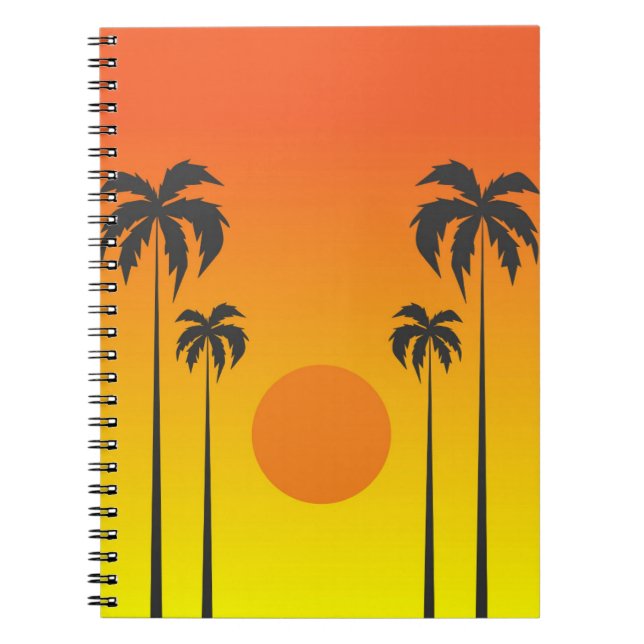 Caderno Espiral Sunset (Frente)