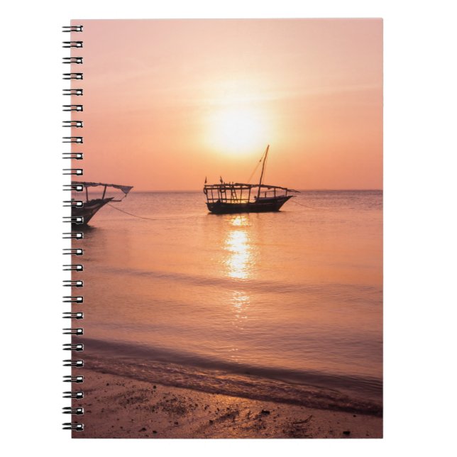 Caderno Espiral Sunset em Zanzibar (Frente)