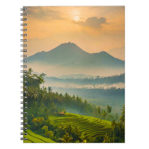 Caderno Espiral Sunset indonésio