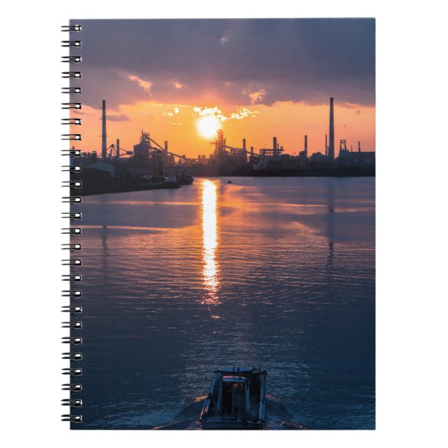 Caderno Espiral Sunset Japan Sky (Frente)