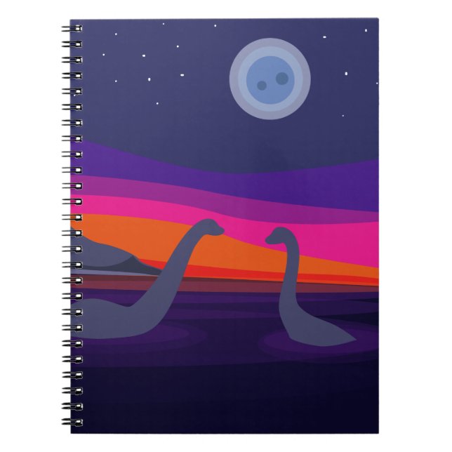 Caderno Espiral Sunset Jurássico (Frente)