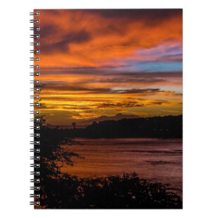 Caderno Espiral Sunset na Praia, Cabo Verde