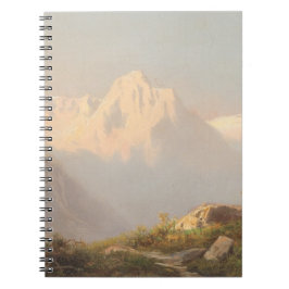 Caderno Espiral Sunset nas montanhas - Carl Lafite