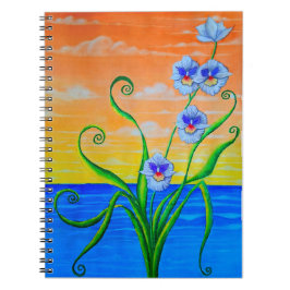 Caderno Espiral Sunset Orquídeo