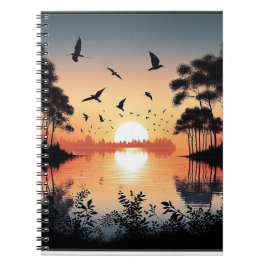 Caderno Espiral Sunset Serenity 