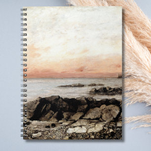 Caderno Espiral Sunset, Vevey, Suiça - Gustave Courbet