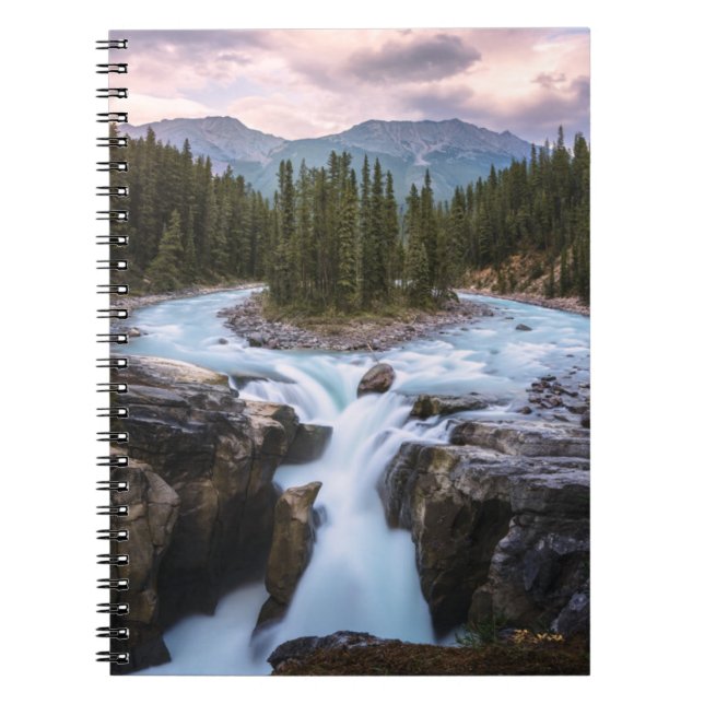 Caderno Espiral Sunwapta Falls | Parque Nacional Jasper (Frente)