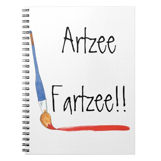 Caderno Espiral Super Bonita Artzee Fartzee Spiral (Frente)