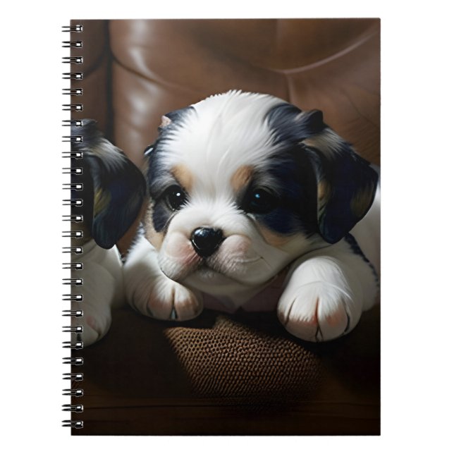 Caderno Espiral Super Bonitinhos no sofá 1 (Frente)