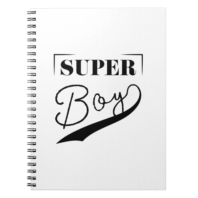 Caderno Espiral Super Boy (Frente)