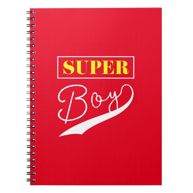 Caderno Espiral Super Boy (Frente)