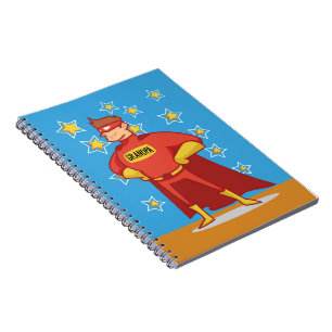 Caderno Espiral Super-herói do vovô, dia das avós