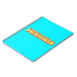 Caderno Espiral Super-herói Retro
