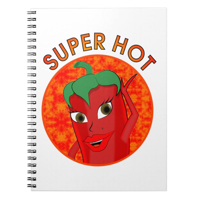 Caderno Espiral Super Hot Pepper Diva (Frente)