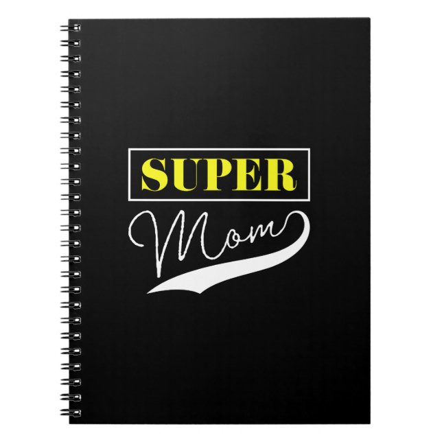 Caderno Espiral Super Mãe (Frente)