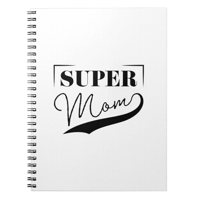 Caderno Espiral Super Mãe (Frente)