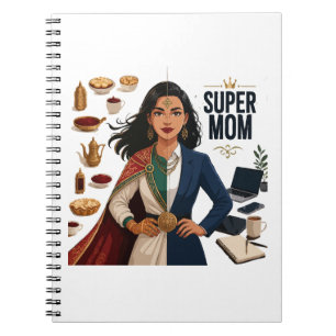Caderno Espiral Super Mãe Vida Dupla Profissional e Tradicional