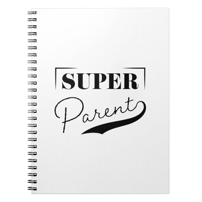 Caderno Espiral Super Pai (Frente)
