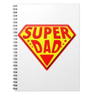 Caderno Espiral Super Pai - Feliz Dia dos Pais