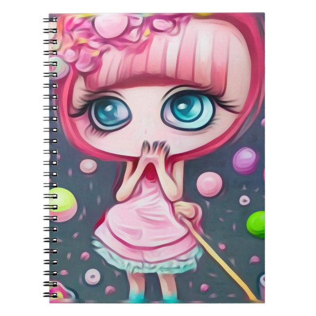 Caderno Espiral Super Sweet Candy Doll (Frente)